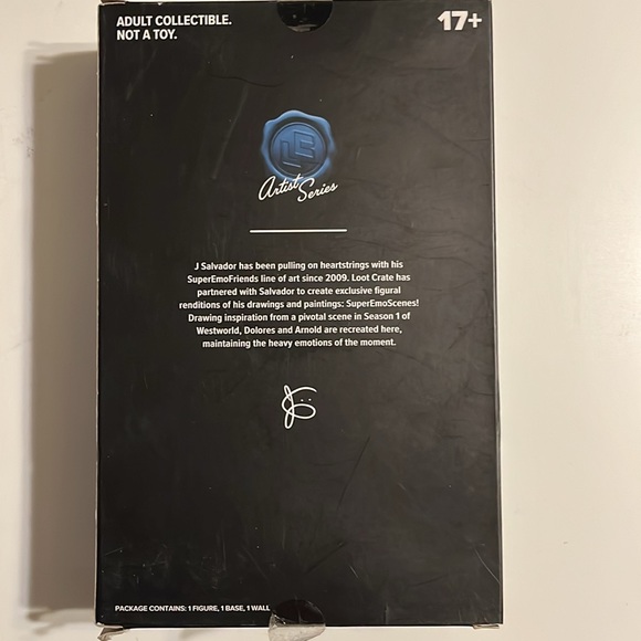 Westworld Super Emo Friends Delores &  Arnold Diorama action figures Loot Crate - Picture 2 of 6